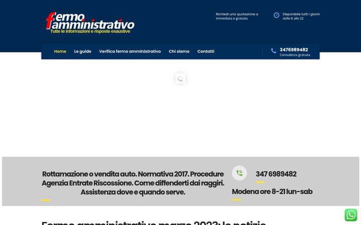 Screenshot of fermoamministrativo.eu