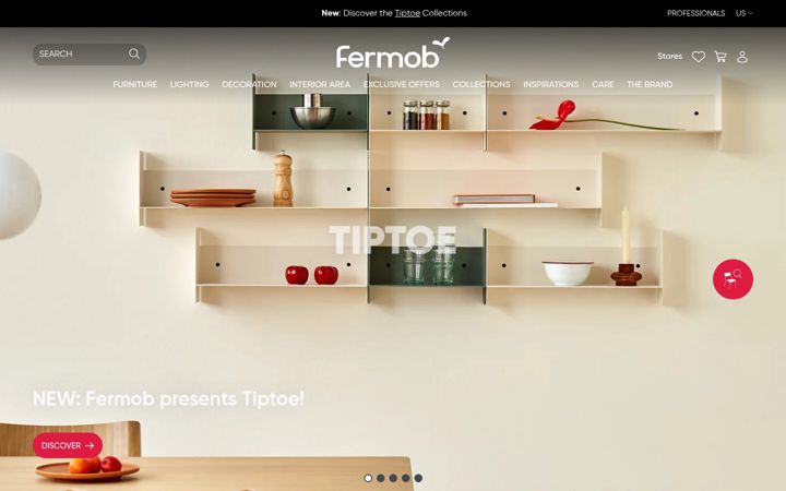 Screenshot of fermobusa.com