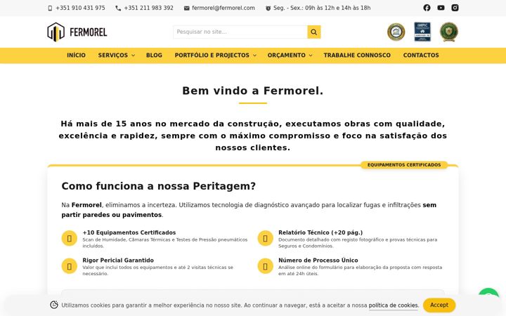 Screenshot of fermorel.com