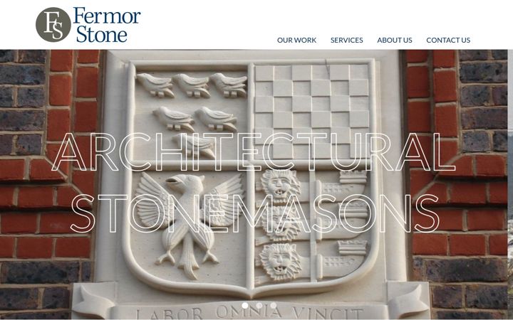 Screenshot ta' fermorstone.co.uk