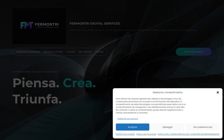Екранна снимка на fermortri.es