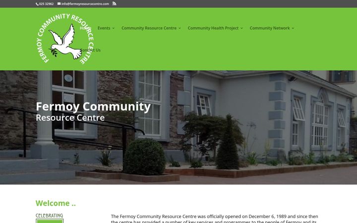 Screenshot of fermoyresourcecentre.com