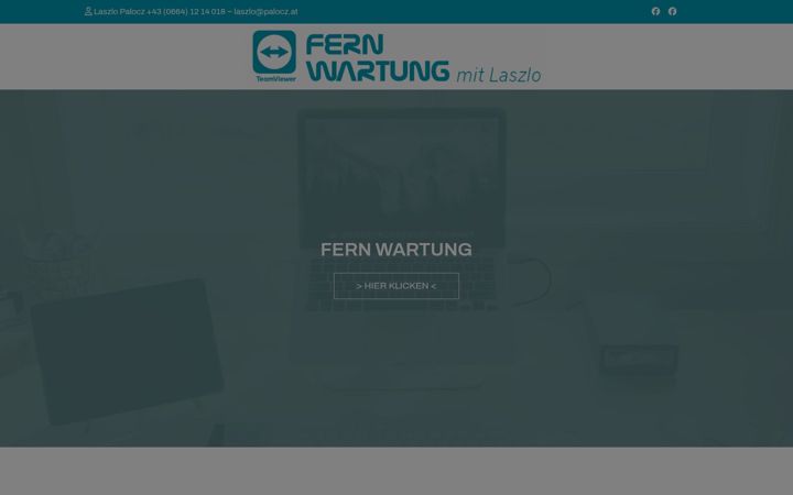 Screenshot of fern-wartung.at