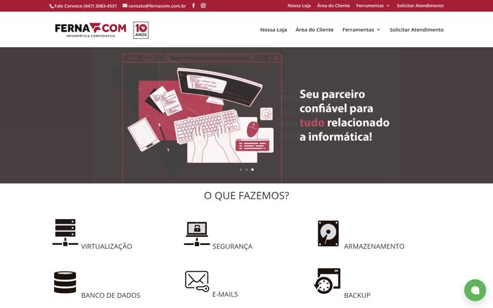 Snímek obrazovky fernacom.com.br