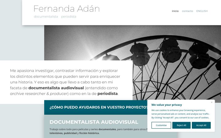 Screenshot of fernandaadan.com