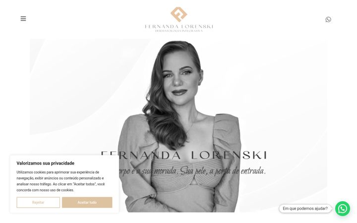 Ekrano kopija fernandalorenski.com.br