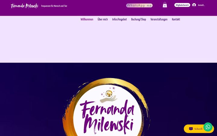 Screenshot of fernandamilewski.de