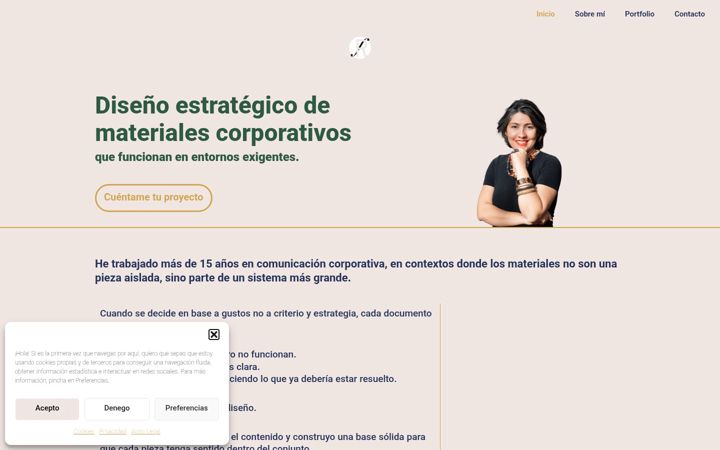 Screenshot of fernandarojas.es