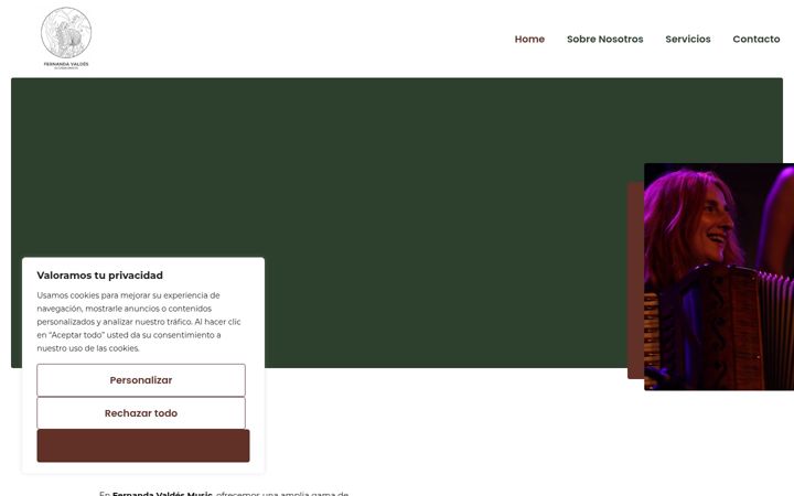Screenshot of fernandavaldes.com