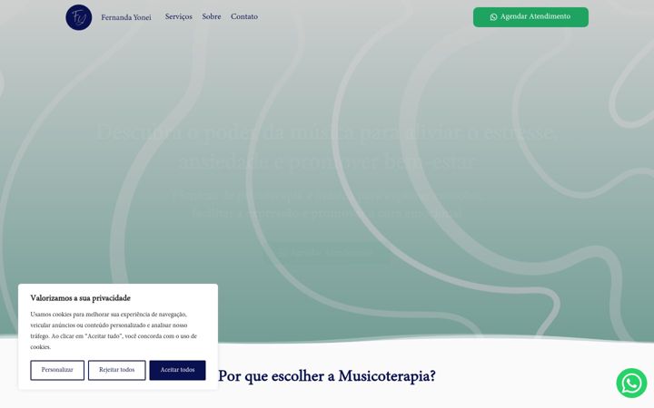 Screenshot of fernandayonei.com