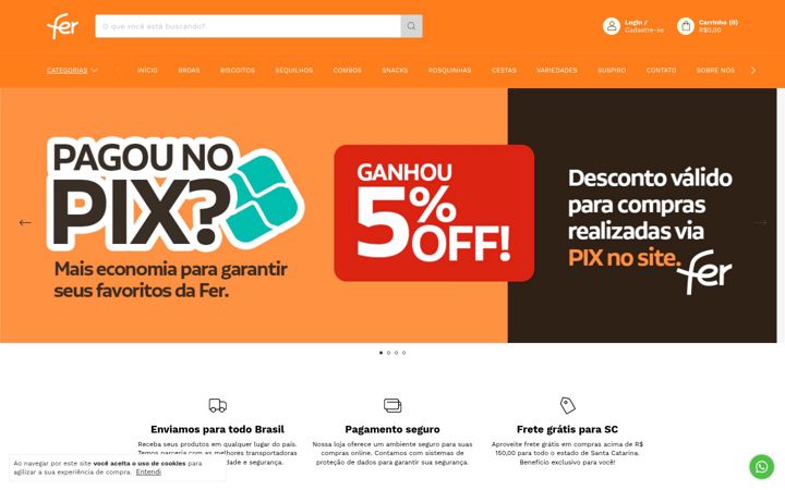 Screenshot of fernandesalimentos.com.br