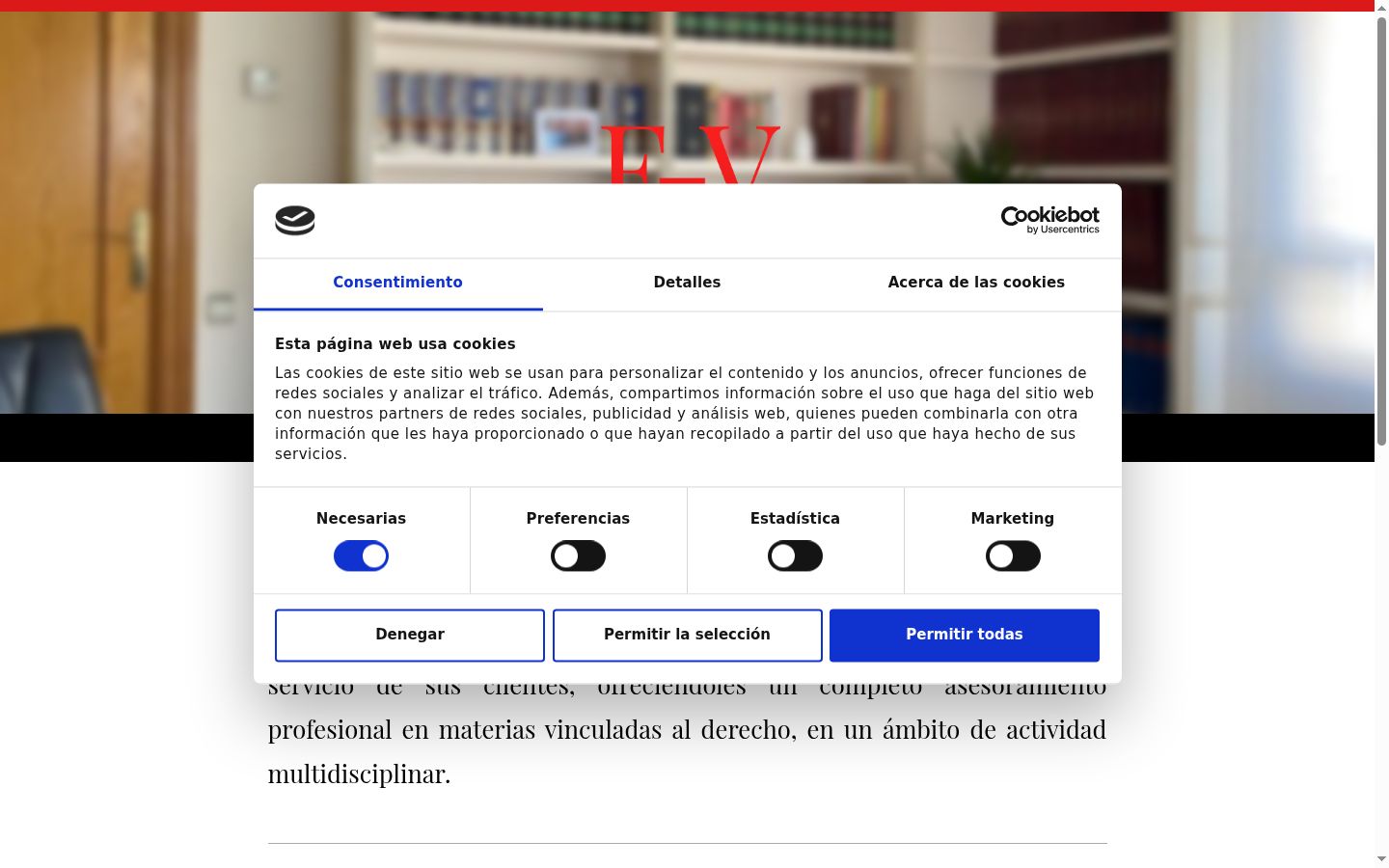 Sutikimo reklamjuostės, rodytos prieš bet kokią sąveiką, ekrano kopija