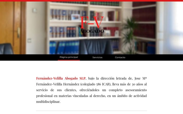 Screenshot of fernandez-velillaabogado.com