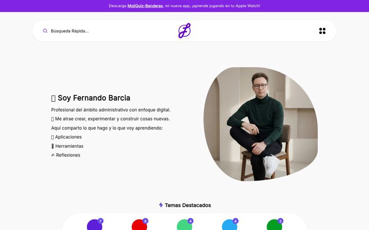 Screenshot of fernandobarcia.es