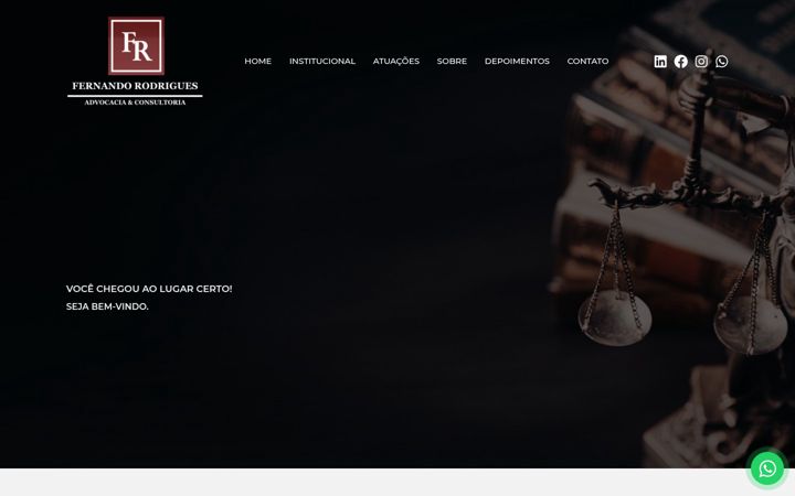 Screenshot of fernandocostarodrigues.adv.br
