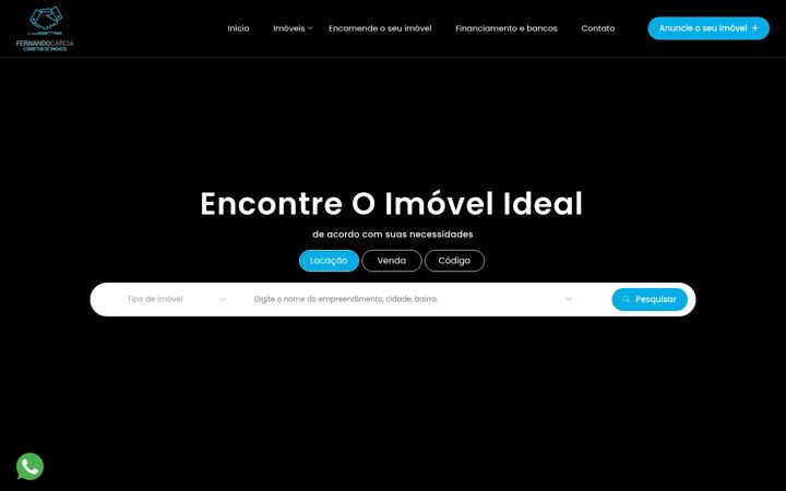 Screenshot of fernandogarciaimoveis.com.br