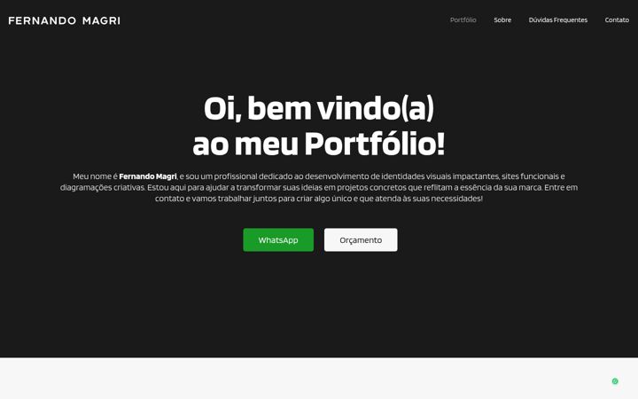Ekrano kopija fernandomagri.com.br