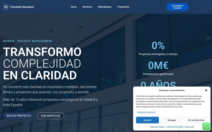 Screenshot of fernandosarraseca.com