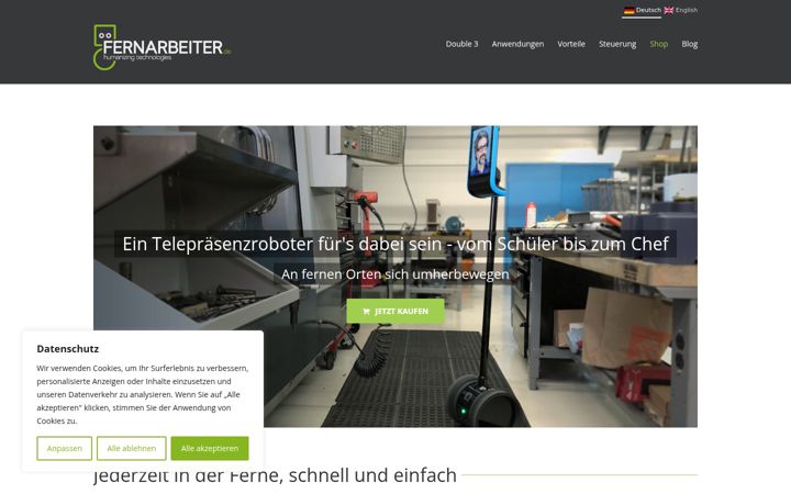 Screenshot of fernarbeiter.de