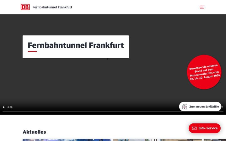 Captura de pantalla de fernbahntunnel-frankfurt.de