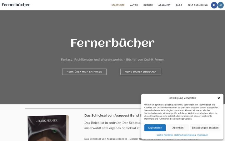 Screenshot of fernerbuecher.de