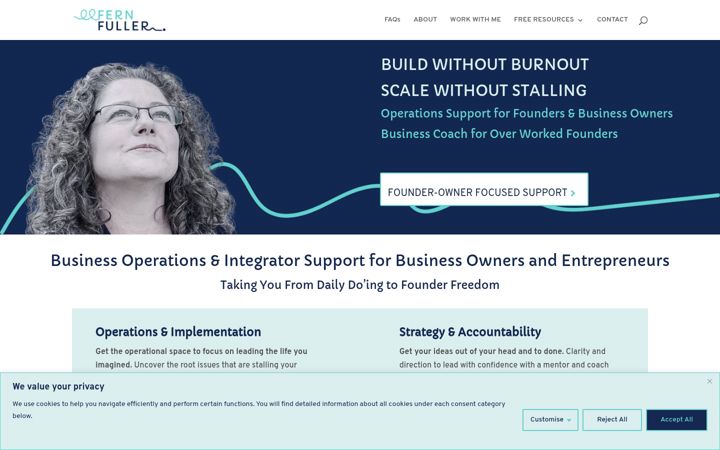Screenshot of fernfullerservices.com