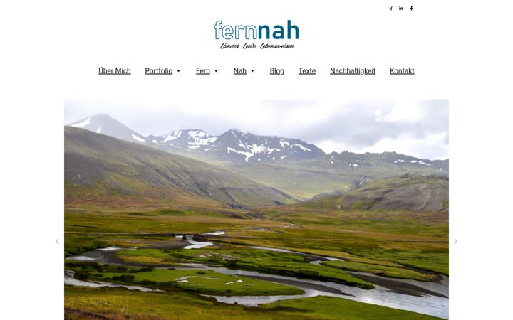 Skärmbild av fernnah.de