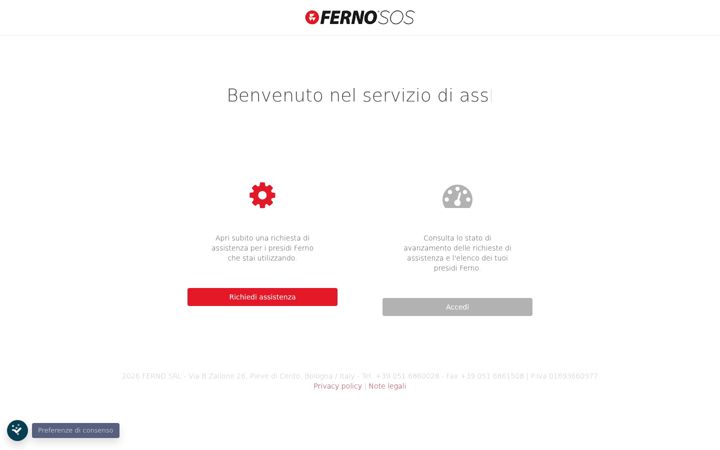 Screenshot of fernosos.it