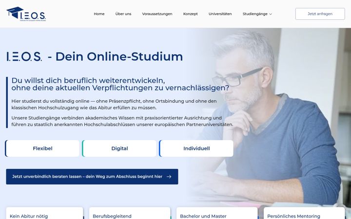 Screenshot of fernstudium-nebenberuflich.de