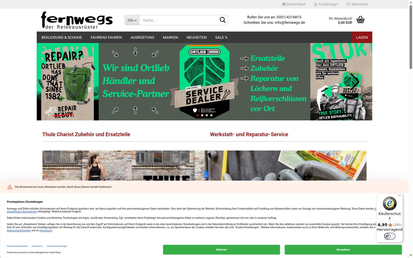 Screenshot tal-banner tal-kunsens muri qabel kwalunkwe interazzjoni
