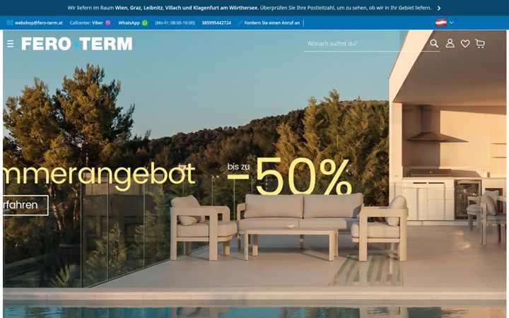 Screenshot of fero-term.at