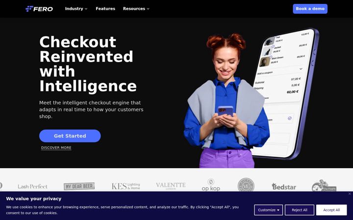 Screenshot of fero.com