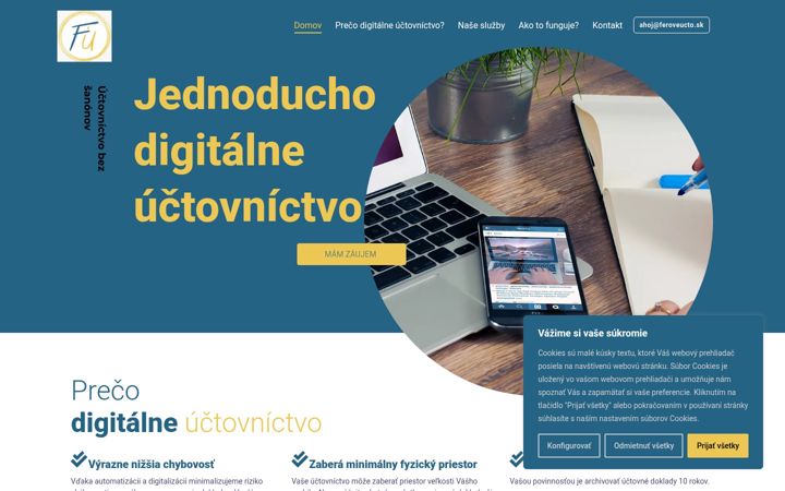 Screenshot of feroveucto.sk