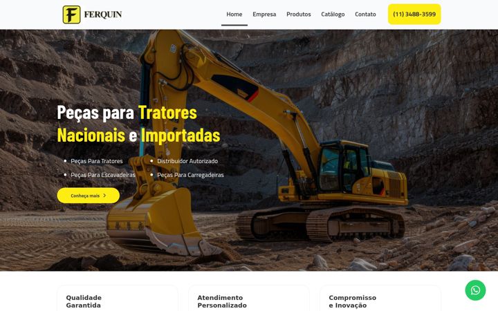 Ekrano kopija ferquin.com.br
