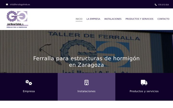 Screenshot of ferrallagalindo.es