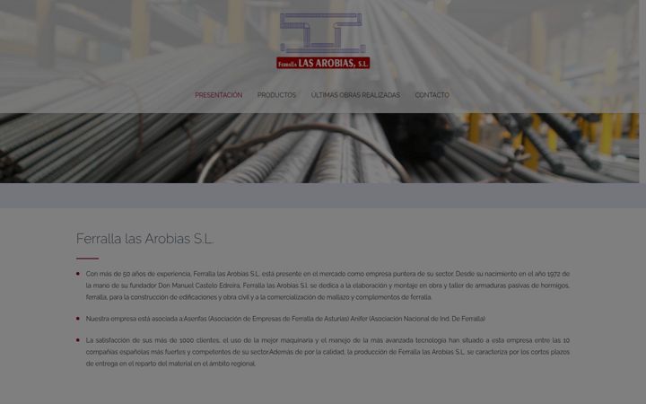 Screenshot of ferrallalasarobias.com