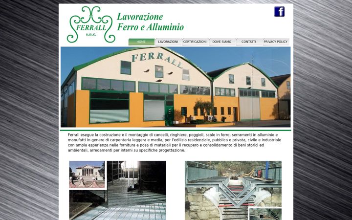 Screenshot of ferrallsnc.it