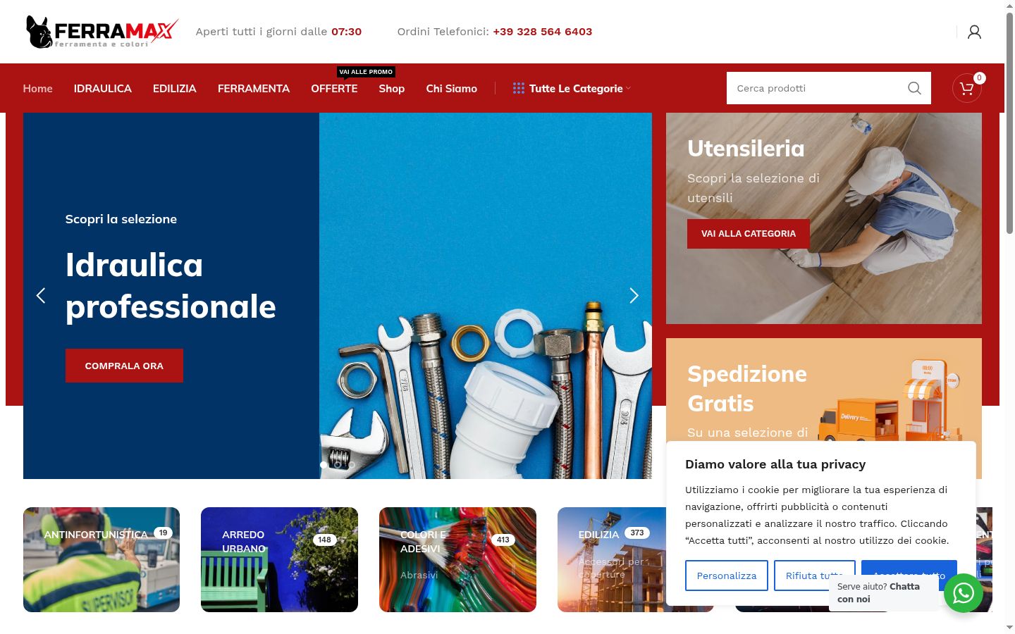 Screenshot tal-banner tal-kunsens muri qabel kwalunkwe interazzjoni