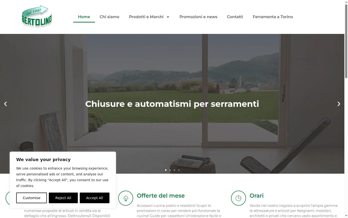 Screenshot tal-banner tal-kunsens muri qabel kwalunkwe interazzjoni