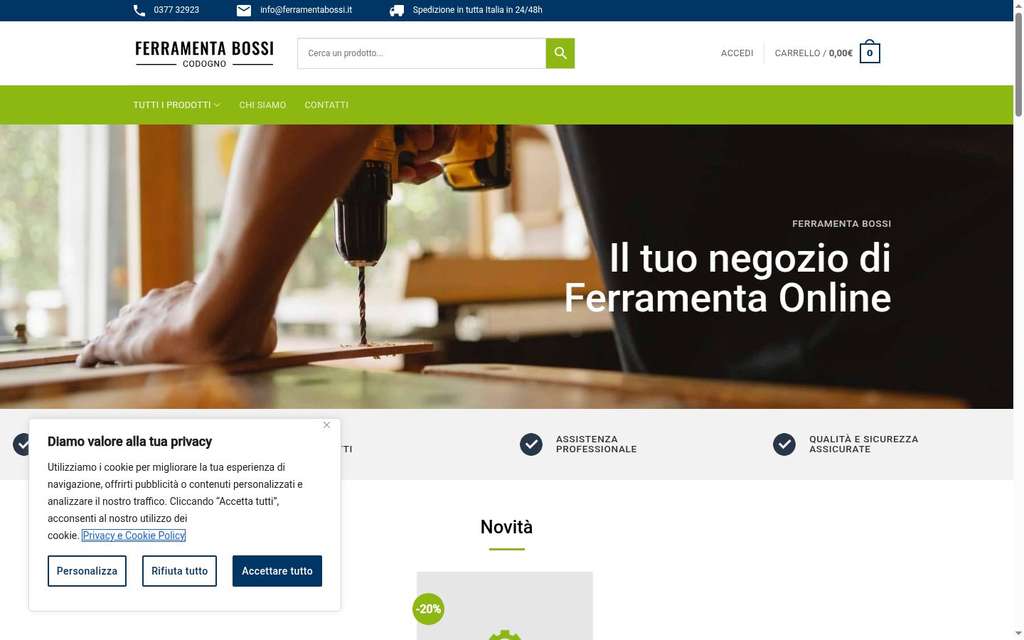 Sutikimo reklamjuostės, rodytos prieš bet kokią sąveiką, ekrano kopija