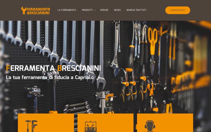 Screenshot of ferramentabrescianini.it