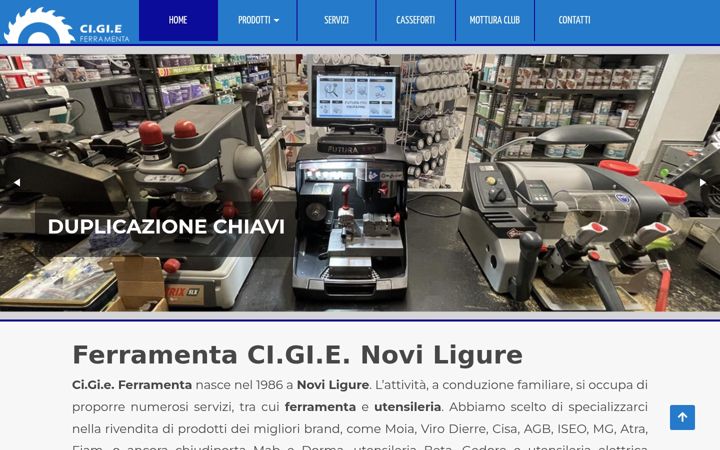Screenshot of ferramentacigie.it