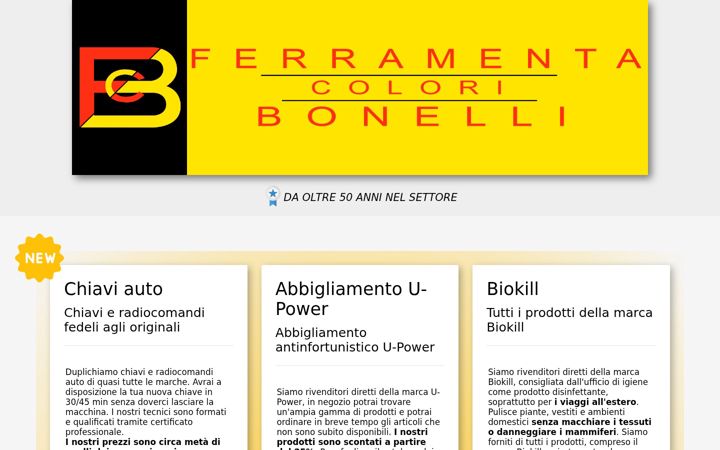 Screenshot of ferramentacoloribonelli.com