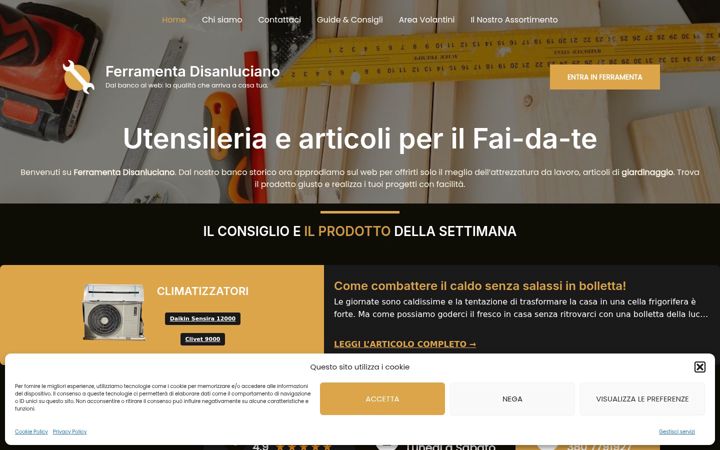 Screenshot of ferramentadisanluciano.it