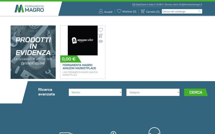 Screenshot of ferramentamagro.it