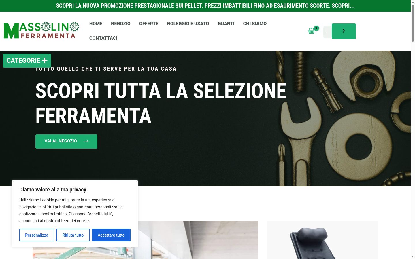 Screenshot tal-banner tal-kunsens muri qabel kwalunkwe interazzjoni