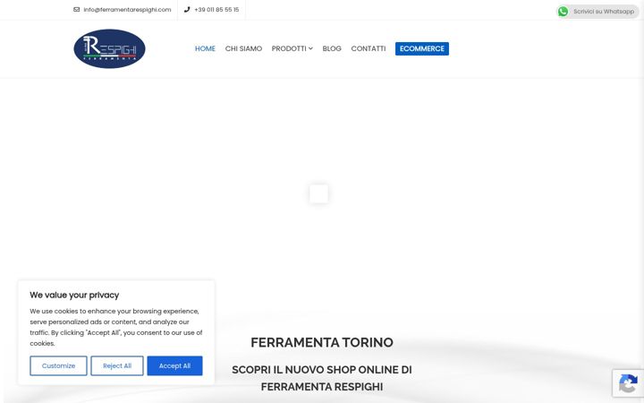 Képernyőkép: ferramentarespighi.it