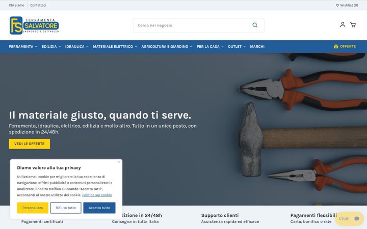 Screenshot of ferramentasalvatoreshop.it