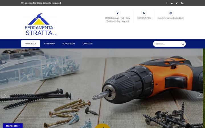 Screenshot of ferramentastratta.it