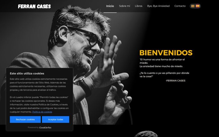 Screenshot of ferrancases.com